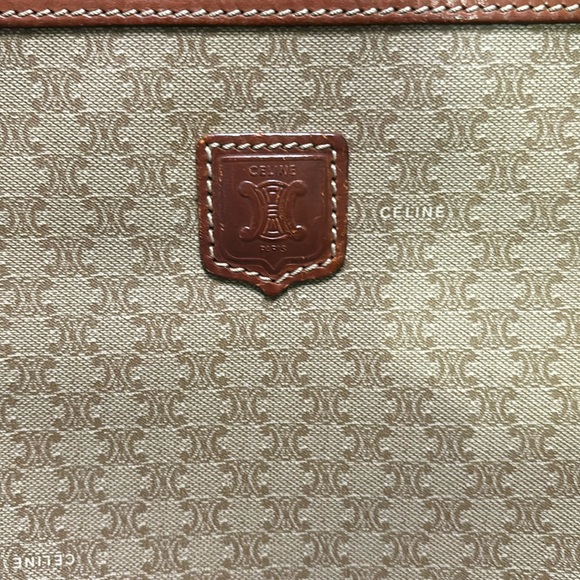 Celine wristlet/clutch!  10.5 inches x 8 inches!   Zippered closure. - Picture 2 of 9